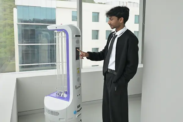 Violet UV Robots simple